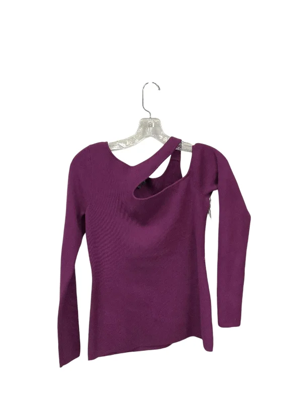 A-line women's sweaterSweater By Bold Elements In Purple, Size: S