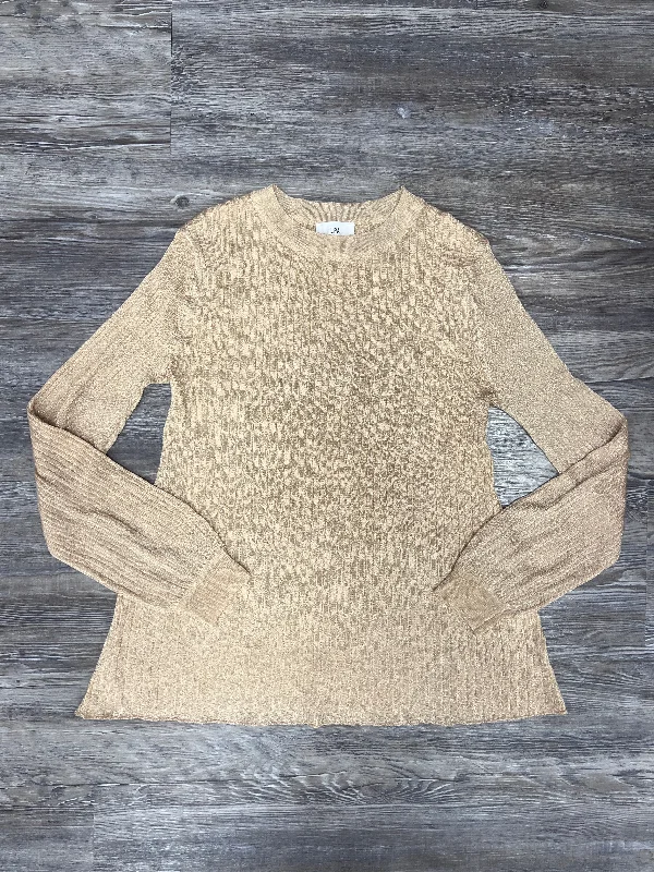 Sequined women's sweaterSweater By Cmb In Gold, Size: Xs