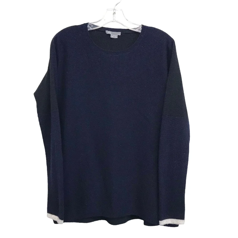 Capsule collection women's sweaterNAVY & BLACK SWEATER CASHMERE by VINCE Size:M