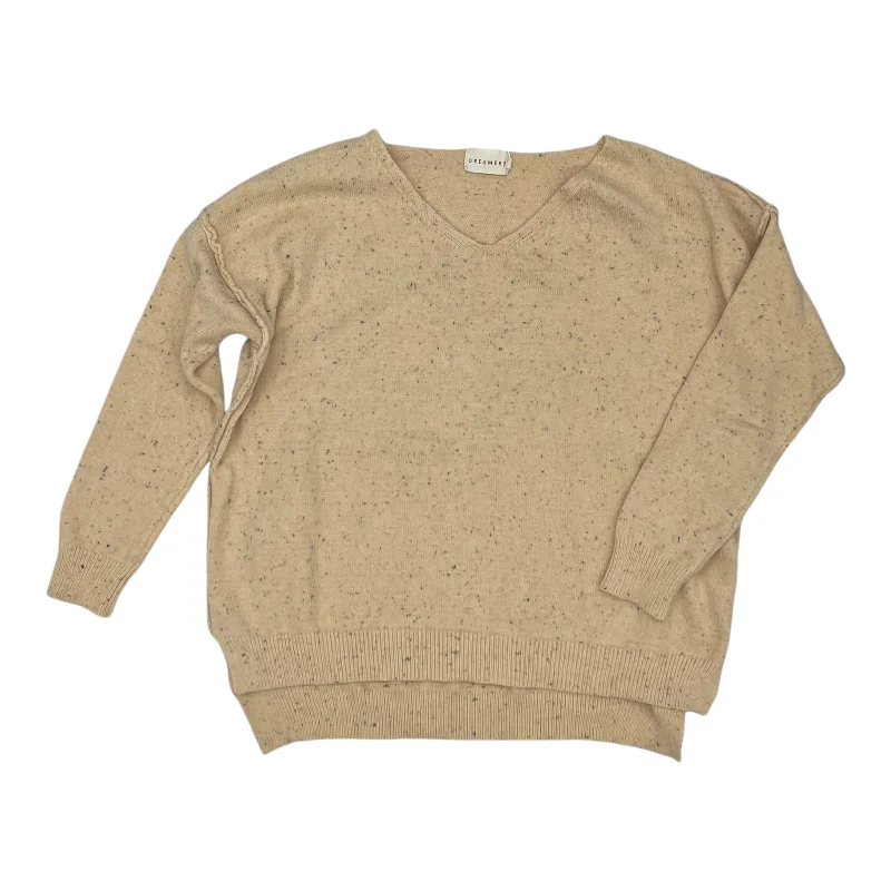 Chunky knit women's sweaterTAN SWEATER by DREAMERS Size:L