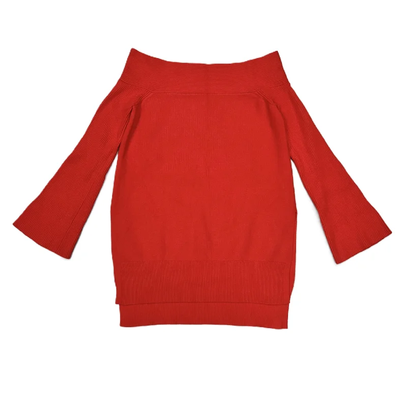 Oversized women's sweaterSweater By Anthropologie In Red, Size: Xs