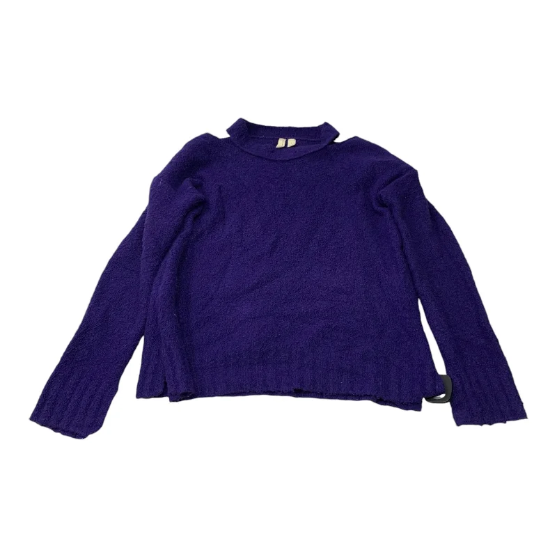 Yoga women's sweaterSweater By Anthropologie In Purple, Size: M