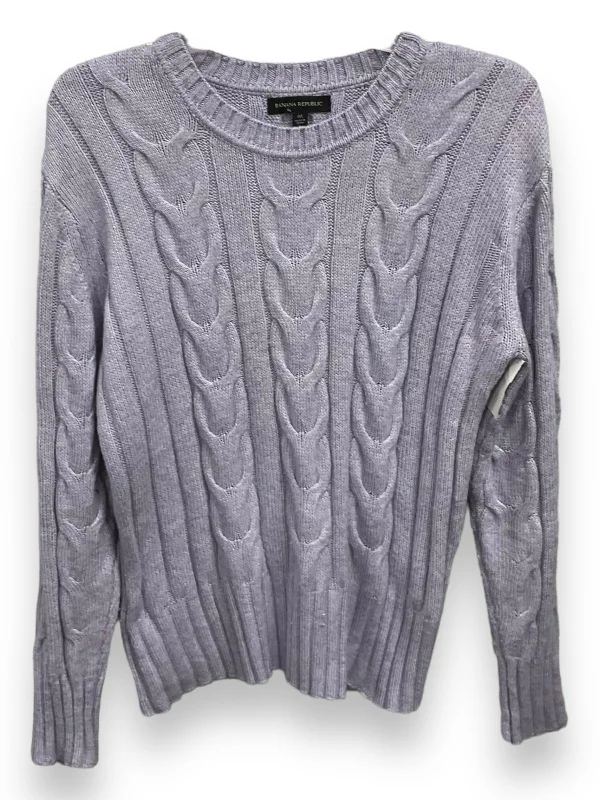 One-shoulder women's sweaterSweater By Banana Republic In Purple, Size: M