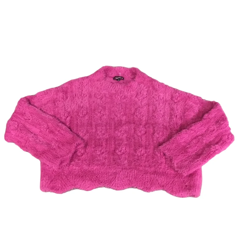 Chunky knit women's sweaterSweater By 4s13nna In Pink, Size: M