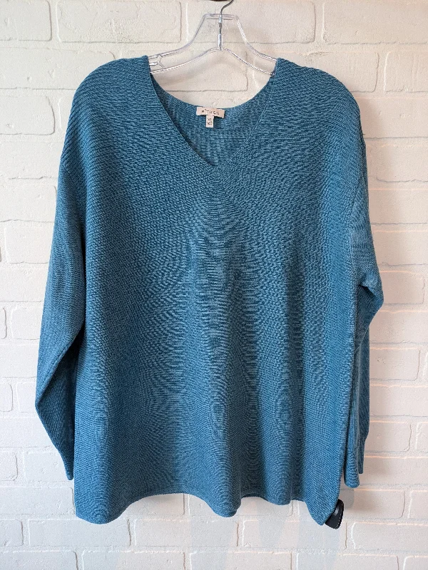 Eco-friendly women's sweaterSweater By Ella Moss In Blue, Size: 10