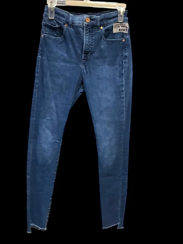 Full-length women's jeansJeans Skinny By Express In Blue Denim, Size: 2