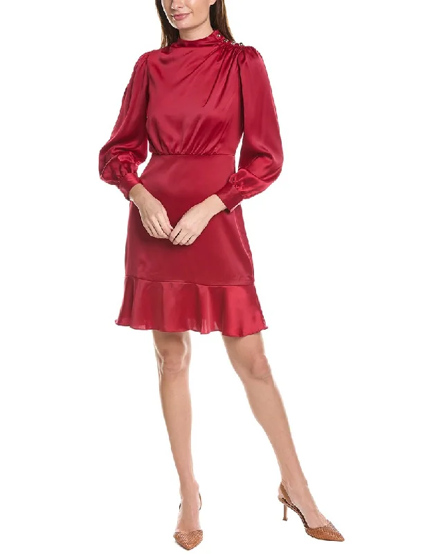 Peplum dresses for womenMaggy London Satin Mini Dress