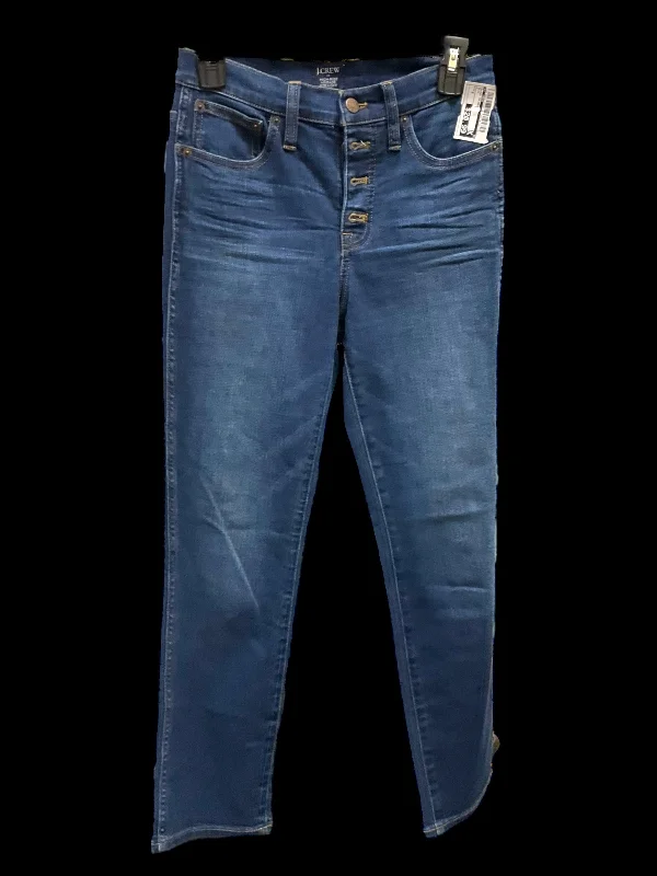 Jeans with a high waist and wide legs for a vintage and flattering fitJeans Skinny By J. Crew In Blue, Size: 2