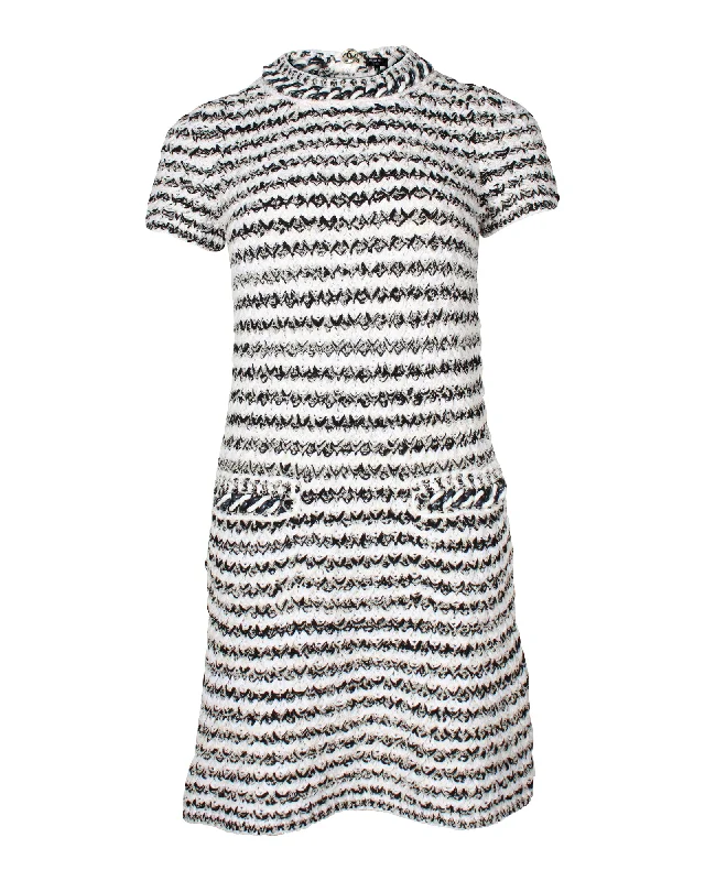 Beach dresses for casual outingsChanel Mini Shift Dress in Multicolor Cotton Tweed