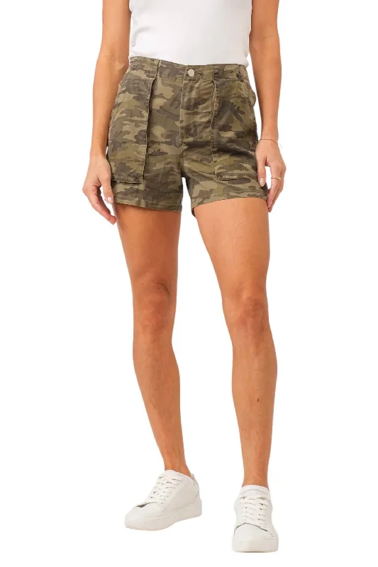 Wrap dresses for womenSandy Utility Shorts In Hunter Camo