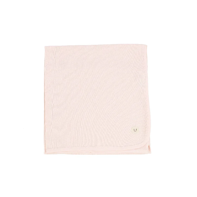 maternity lingerie collectionsLillette Ribbed Classic Blanket - Pale Pink