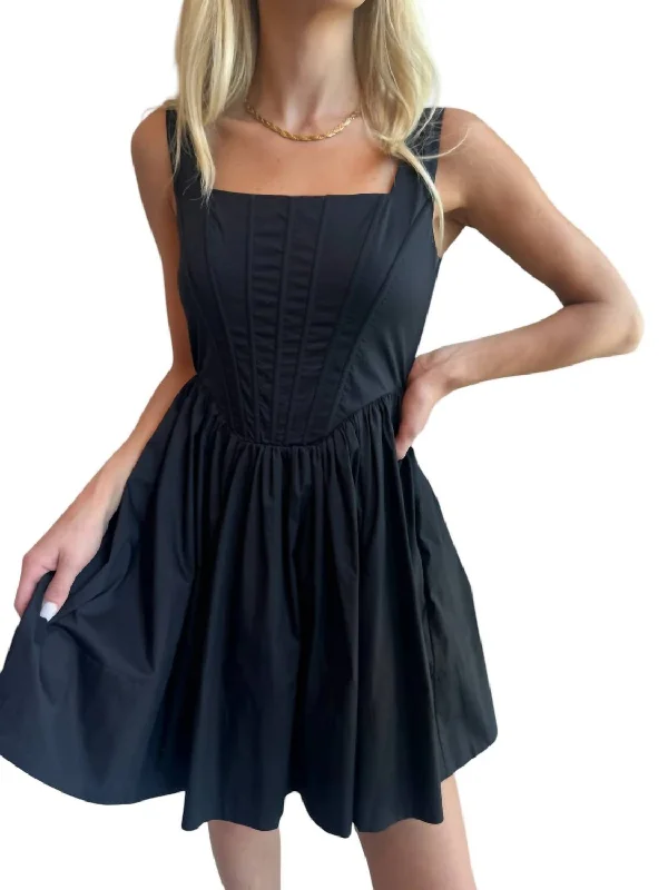 Peplum dresses for womenKya Mini Dress In Black