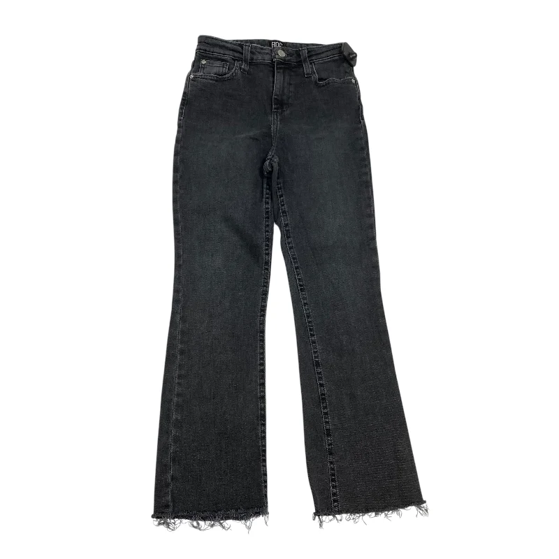 Dark denim jeans with subtle cat-eye fadesJeans Straight By Bdg In Black Denim, Size: 0