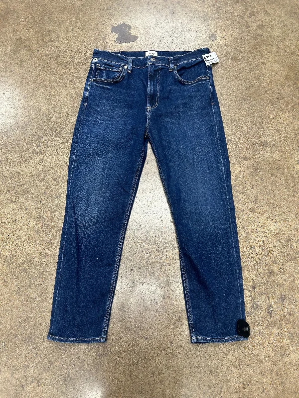 Custom-made jeans for women with personalized fits and unique designs.Jeans Straight By Citizens Of Humanity In Blue Denim, Size: 8