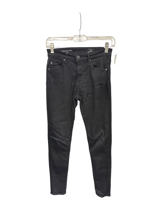 Jeans with a classic blue denim hue for timeless styleJeans Skinny By Adriano Goldschmied In Black, Size: 0