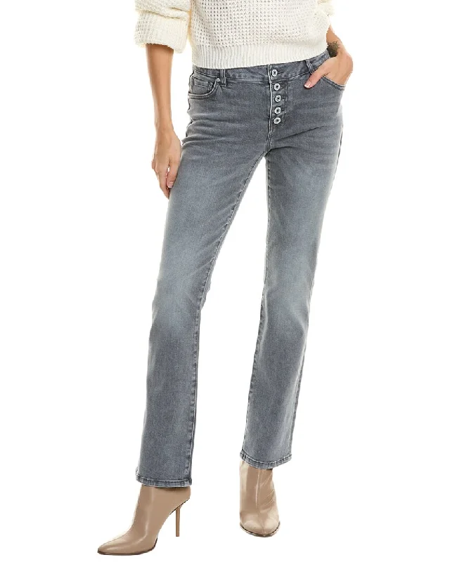 Jeans with a distressed finish for an effortless stylecabi Straight Jean