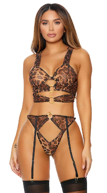 wireless bra for womenJungle Look Bra Set