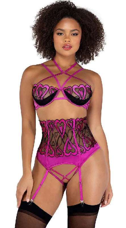 lingerie inspired by lingerie brandsHeartbreaker Crotchless Bra Set