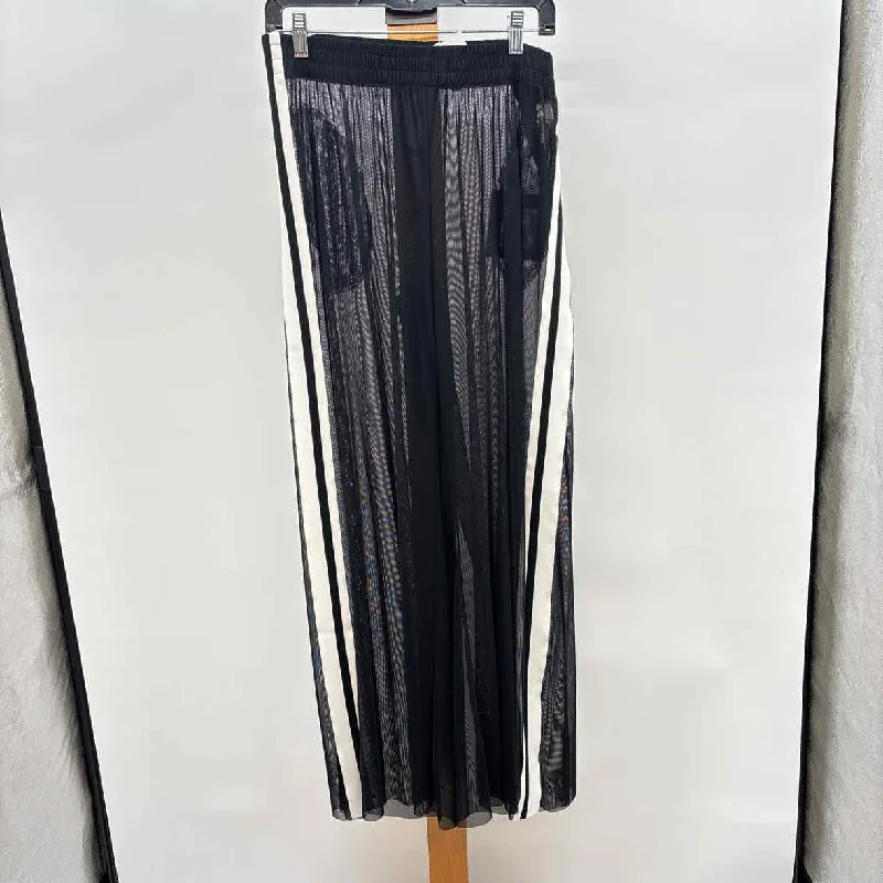 Ripped jeans for womennormakamali Women's Size S Black Stripe Pants