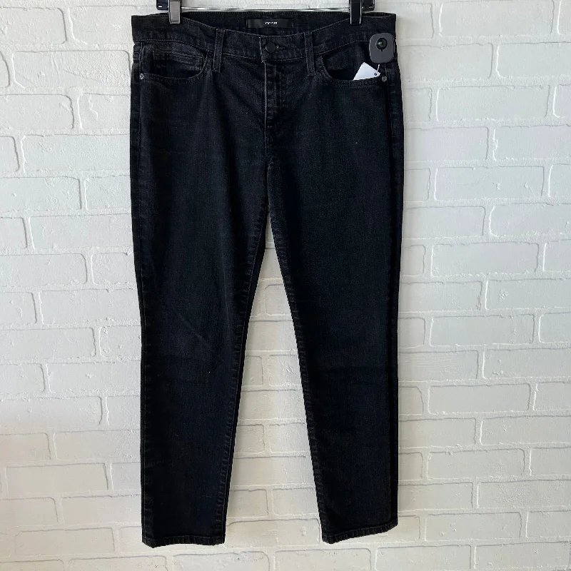 Skinny jeans with zippers and pocketsJeans Straight By Joes Jeans In Black Denim, Size: 8