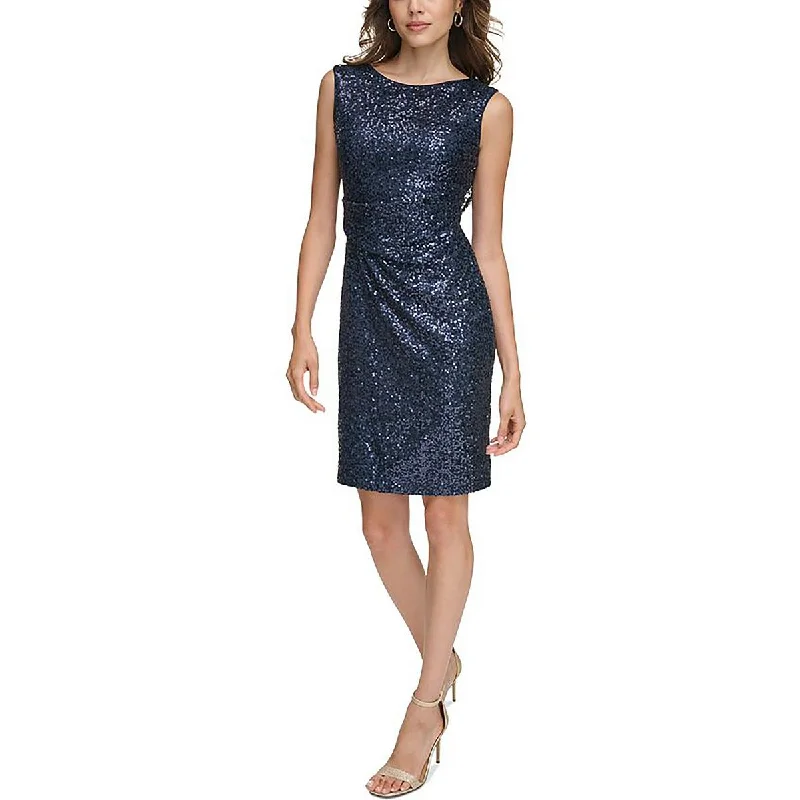 Wrap dresses for womenWomens Sequined Mini Cocktail And Party Dress