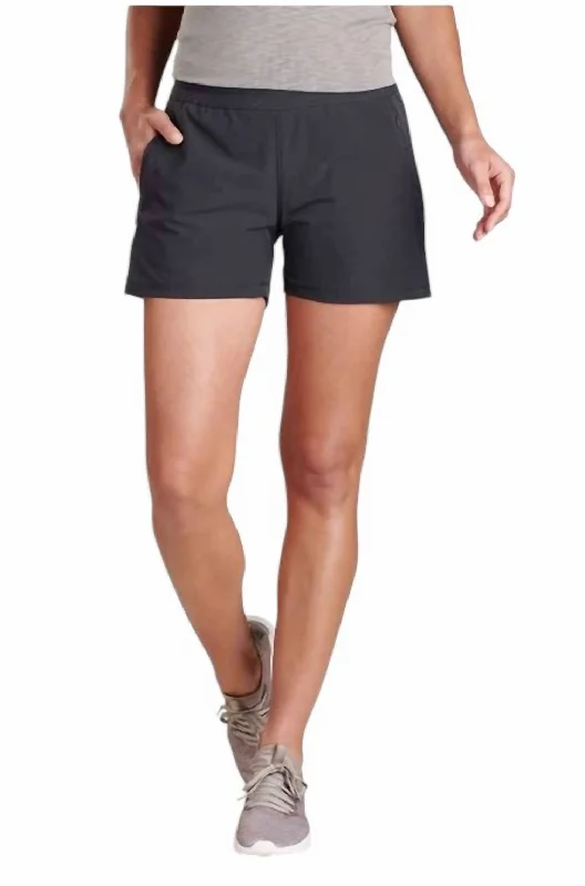 Solid color women's trousersWomen's Freeflex Short In Koal