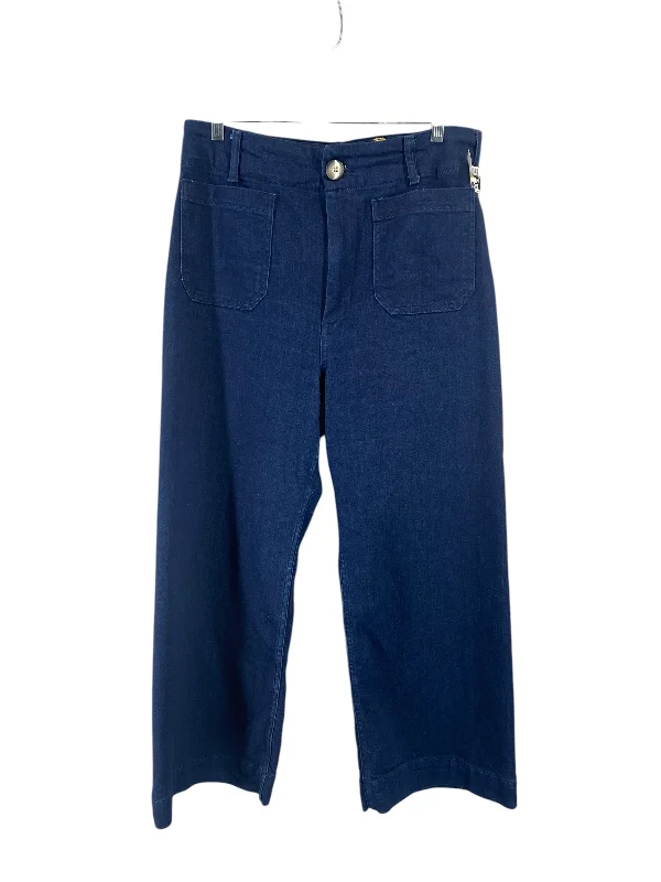 Bootcut jeans with a high waist for a flattering fitJeans Wide Leg By Maeve In Blue Denim, Size: 12