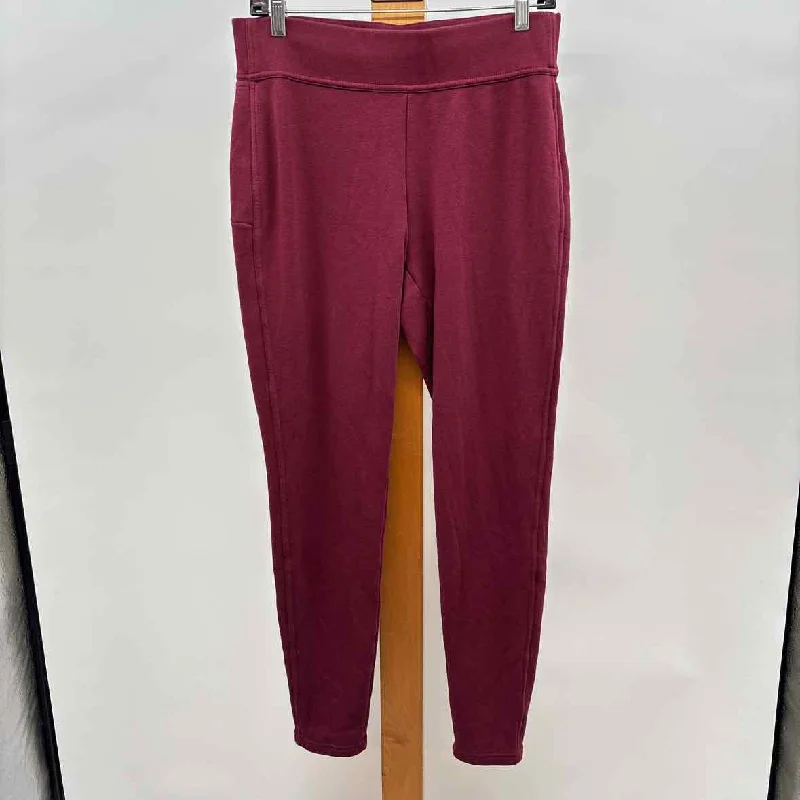 High-low hem dresses for womenLands End Women's Size M burgundy Solid Pants