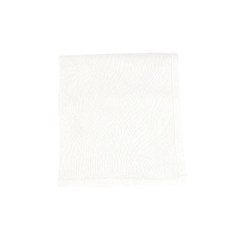 sheer lingerie optionsLillette Knit Blanket - White