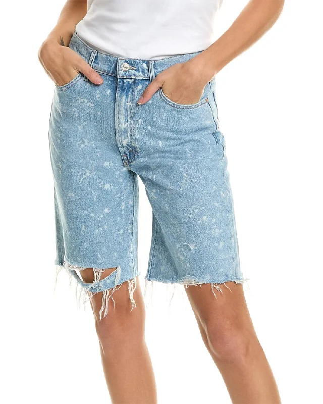 Mother of the bride dressesMOTHER Denim The Undercover Fray Whitecaps Short