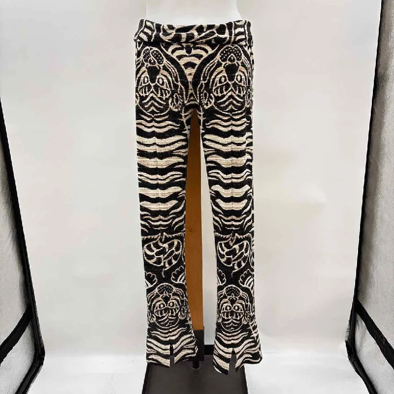 Godet skirts for womenNorma Kamali Women's Size M Brown Tiger Pants