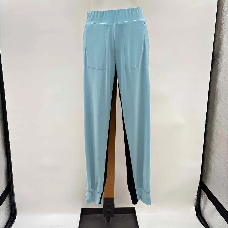 Maternity women's leggingsNorma Kamali Women's Size M Aqua block Pants