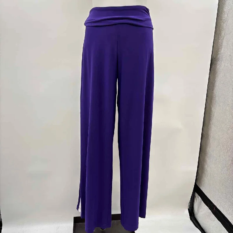 Bridal party women's dressesNorma Kamali Women's Size M Purple Stripe Pants