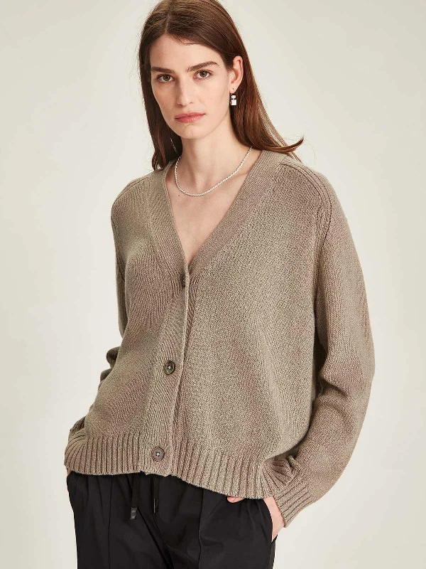 Button-down women's sweaterSills + Co Janaya Cardigan - Mink