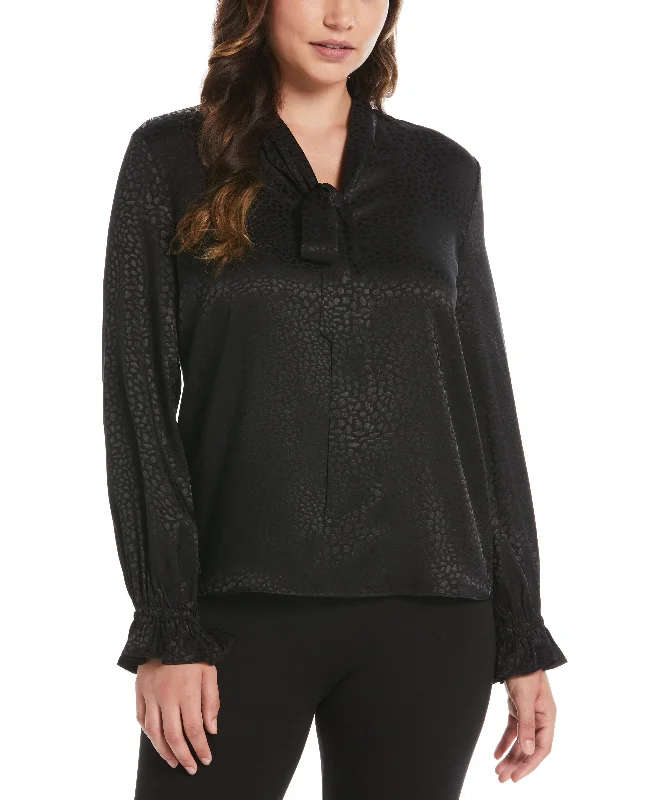 Local artisan women's topsTie Front Blouse