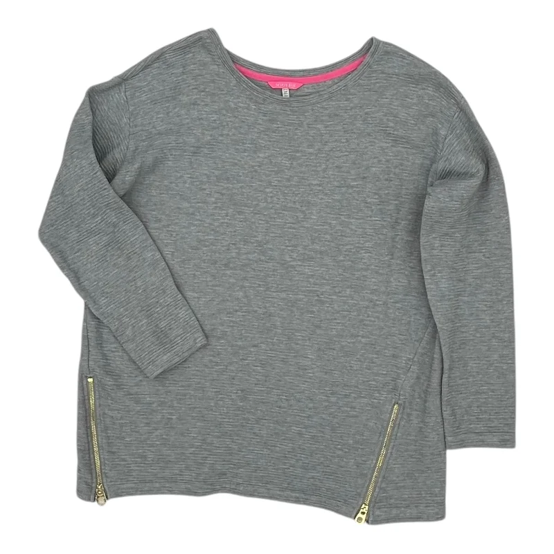 Fitted women's topsTop Ls By Joules In Grey, Size:M