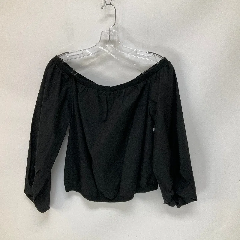 Fine knit women's topsBlack Top Long Sleeve 7 For All Mankind, Size Xs