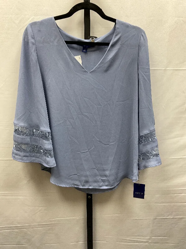 Water-resistant women's topsBlue Top Long Sleeve Apt 9, Size S