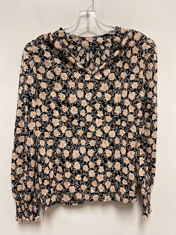 Party women's topsFloral Print Top Long Sleeve Who What Wear, Size M