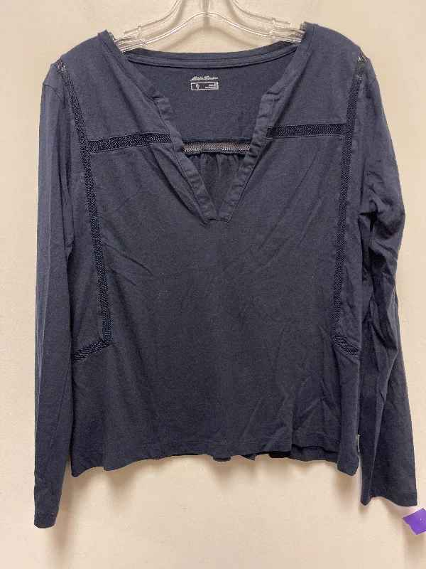 Off-the-shoulder women's topsNavy Top Long Sleeve Eddie Bauer, Size M