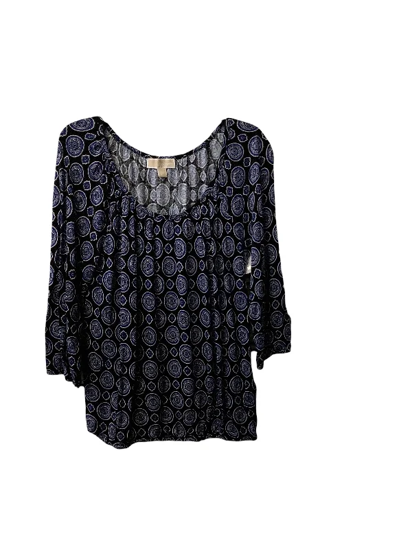 Affordable women's topsPaisley Print Top Long Sleeve Michael By Michael Kors, Size M