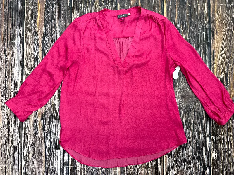 Chunky knit women's topsPink Top Long Sleeve Vince Camuto, Size S