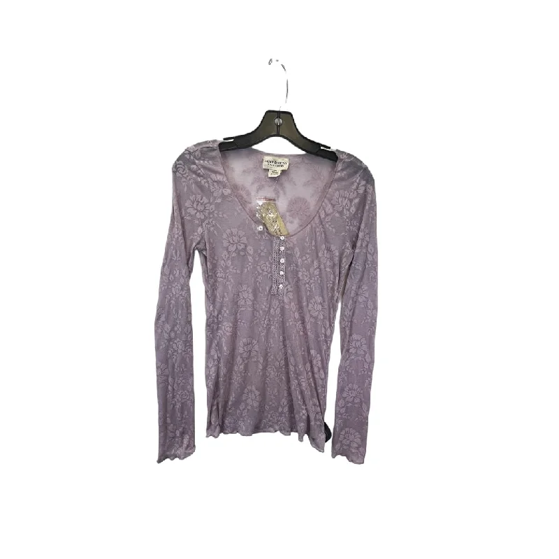 Eco-friendly women's topsPurple Top Long Sleeve Denim & Supply By Ralph Lauren, Size M